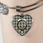Bell Scottish Clan Tartan Bangle Heart Shine On Bangle Heart