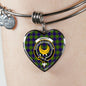 Arnott Scottish Clan Tartan Bangle Heart Shine On Bangle Heart