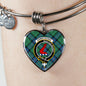 Armstrong Ancient Scottish Clan Tartan Bangle Heart Shine On Bangle Heart