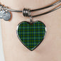 Cranston Modern Scottish Clan Tartan Bracelet Bangle Heart Jewelry Shine On Bangle Heart