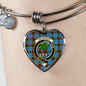 Anderson Scottish Clan Tartan Bangle Heart Shine On Bangle Heart