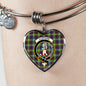 Clephan Scottish Clan Tartan Bracelet Bangle Heart Jewelry Shine On Bangle Heart