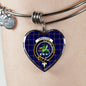 Crichton Scottish Clan Tartan Bracelet Bangle Heart Jewelry Shine On Bangle Heart
