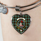 Brodie Scottish Clan Tartan Bangle Heart Shine On Bangle Heart