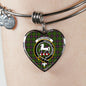 Cochrane Scottish Clan Tartan Bracelet Bangle Heart Jewelry Shine On Bangle Heart