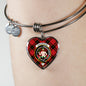 Aikenhead Scottish Clan Tartan Bangle Heart Shine On Bangle Heart