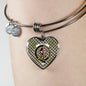 Blyth Blade Scottish Clan Tartan Bangle Heart Shine On Bangle Heart