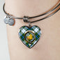Campbell Dress Scottish Clan Tartan Bangle Heart Shine On Bangle Heart