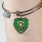 Cranstoun Scottish Clan Tartan Bracelet Bangle Heart Jewelry Shine On Bangle Heart