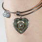 Craig Ancient Scottish Clan Tartan Bracelet Bangle Heart Jewelry Shine On Bangle Heart