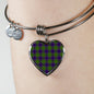 Ayrshire District Scottish Bangle Heart Shine On Bangle Heart