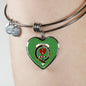 Currie Scottish Clan Tartan Bracelet Bangle Heart Jewelry Shine On Bangle Heart