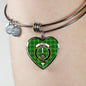Blane Scottish Clan Tartan Bangle Heart Shine On Bangle Heart