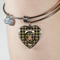 Dunlop Hunting Shine On Bangle Heart