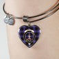 Dunlop Modern Shine On Bangle Heart
