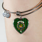 Douglas Black Shine On Bangle Heart