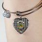 Douglas Grey Shine On Bangle Heart