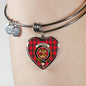Drummond Modern Shine On Bangle Heart
