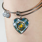 Campbell Dress Ancient Scottish Clan Tartan Bangle Heart Shine On Bangle Heart