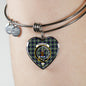 Davidson Of Tulloch Dress Shine On Bangle Heart