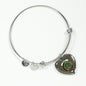Bisset Scottish Clan Tartan Bangle Heart Shine On Bangle Heart