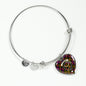 Carnegie Modern Scottish Clan Tartan Bangle Heart Shine On Bangle Heart