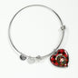 Aikenhead Scottish Clan Tartan Bangle Heart Shine On Bangle Heart