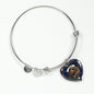 Agnew Modern Clan Tartan Heart Bangle Shine On Bangle Heart