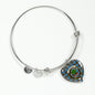 Anderson Scottish Clan Tartan Bangle Heart Shine On Bangle Heart