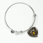 Cumming Hunting Ancient Scottish Clan Tartan Bracelet Bangle Heart Jewelry Shine On Bangle Heart