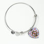 Boswell Modern Scottish Clan Tartan Bangle Heart Shine On Bangle Heart