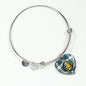 Campbell Dress Ancient Scottish Clan Tartan Bracelet Bangle Heart Jewelry Shine On Bangle Heart
