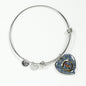 Boswell Scottish Clan Tartan Bangle Heart Shine On Bangle Heart