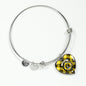 Barclay Dress Scottish Clan Tartan Bangle Heart Shine On Bangle Heart