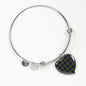 Ayrshire District Scottish Bangle Heart Shine On Bangle Heart