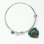 Armstrong Ancient Scottish Clan Tartan Bangle Heart Shine On Bangle Heart