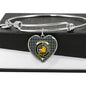 Campbell Faded Scottish Clan Tartan Bracelet Bangle Heart Jewelry Shine On Bangle Heart