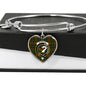 Brisbane Scottish Clan Tartan Bangle Heart Shine On Bangle Heart