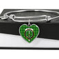 Blane Scottish Clan Tartan Bangle Heart Shine On Bangle Heart