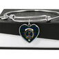 Davidson Modern Shine On Bangle Heart