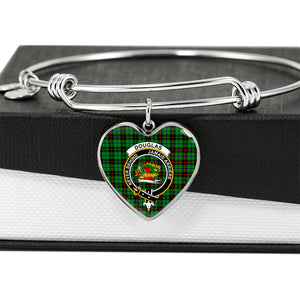 Douglas Black Shine On Bangle Heart