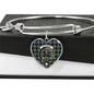 Davidson Of Tulloch Dress Shine On Bangle Heart