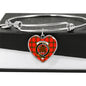 Darroch Shine On Bangle Heart