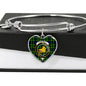 Campbell Of Breadalbane Modern Scottish Clan Tartan Bracelet Bangle Heart Jewelry Shine On Bangle Heart