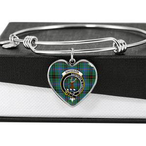 Davidson Shine On Bangle Heart