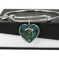 Davidson Shine On Bangle Heart