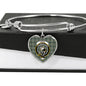 Craig Scottish Clan Tartan Bracelet Bangle Heart Jewelry Shine On Bangle Heart
