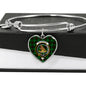 Beveridge Scottish Clan Tartan Bangle Heart Shine On Bangle Heart