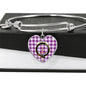 Dunlop Dress Shine On Bangle Heart