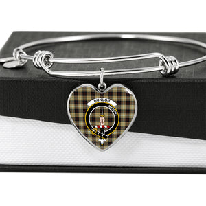 Dunlop Hunting Shine On Bangle Heart